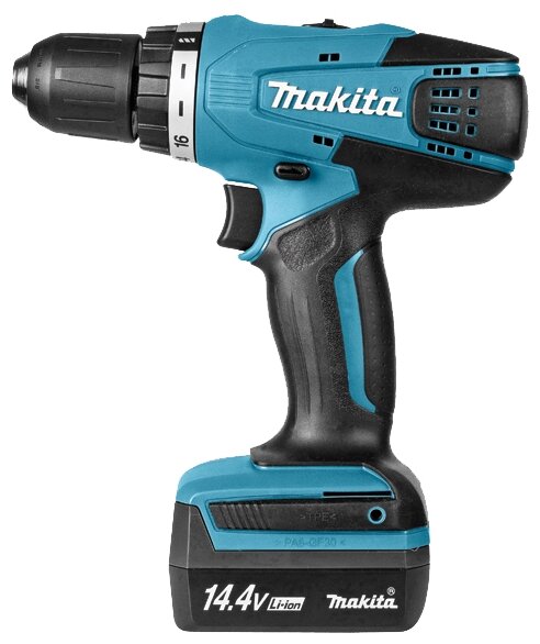 Дрель-шуруповерт Makita DF347DWE аккум. патрон:быстрозажимной (кейс в комплекте)