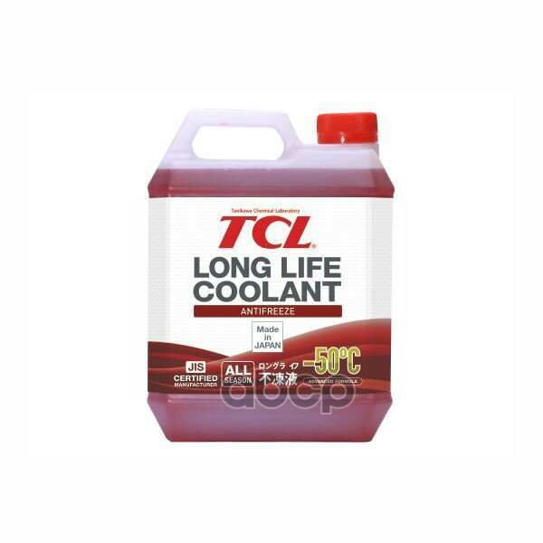 Антифриз Красный Tcl Llc -50C 4Л Япония TCL арт. LLC01212