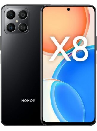 Мобильный телефон Honor X8 6/128 Gb Global, полночный черный