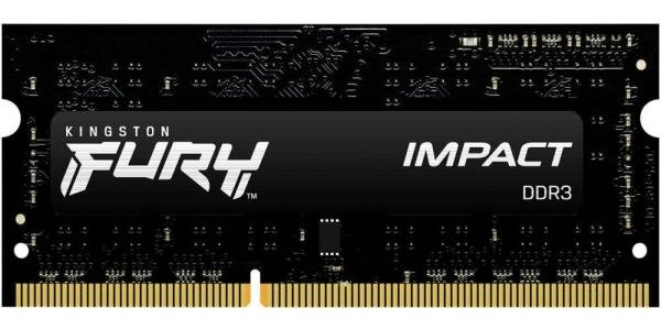 Оперативная память для ноутбука 8Gb (1x8Gb) PC3-14900 1866MHz DDR3L SO-DIMM CL11 Kingston FURY Impact (KF318LS11IB/8)