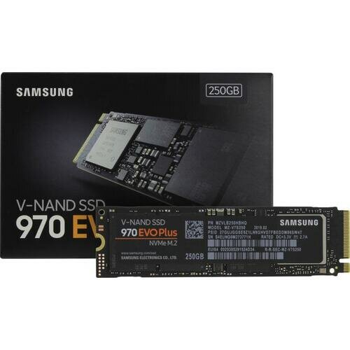 Твердотельный накопитель Samsung EVO Plus 250 ГБ M.2 MZ-V7S250BW