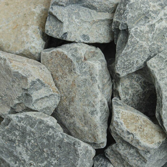 Камень для бани "Порфирит" колотый, коробка 20 кг - фотография № 3