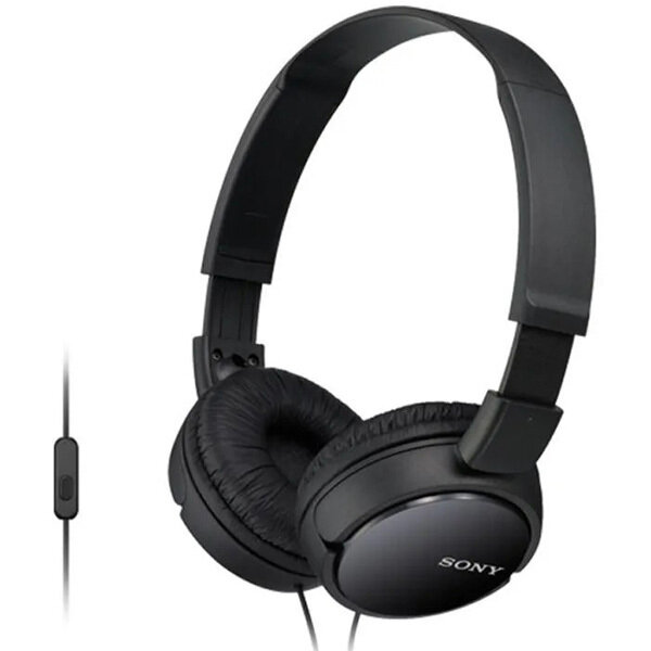 Наушники с микрофоном Sony MDR-ZX110AP Черные