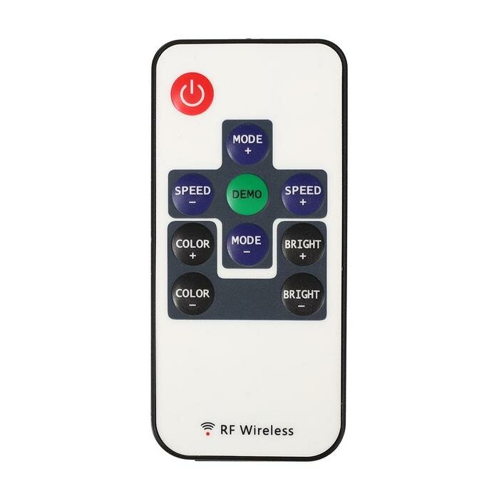 Мини-контроллер Ecola для RGB ленты, 12 – 24 В, 6 А, пульт ДУ - фотография № 2