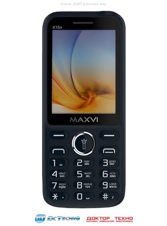 Мобильный телефон Кнопочные телефоны Maxvi K15n (Синий)