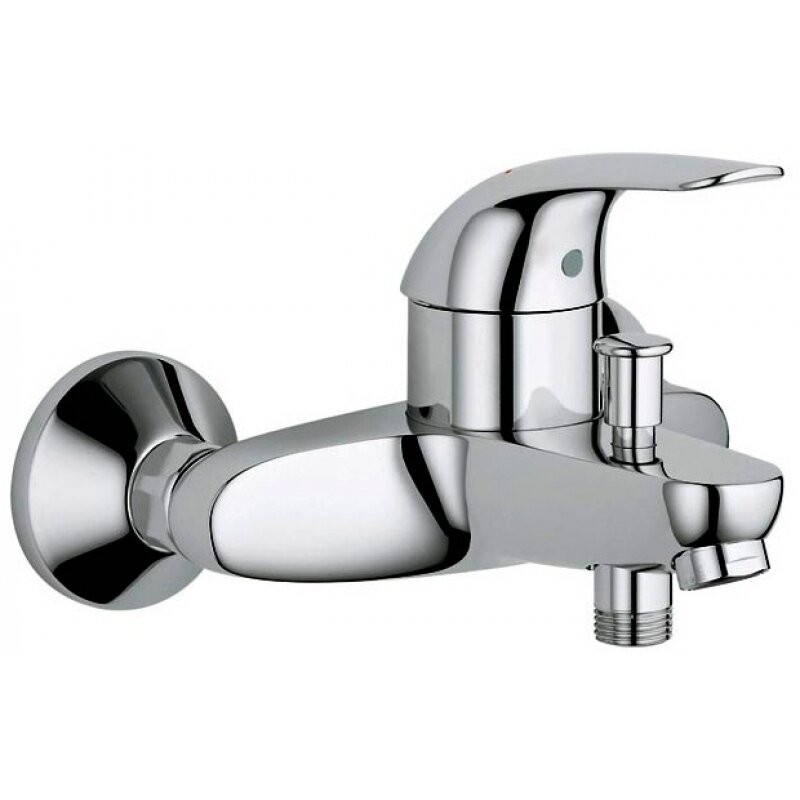 Однорычажный смеситель для ванны с душем Grohe Euroeco 32743000