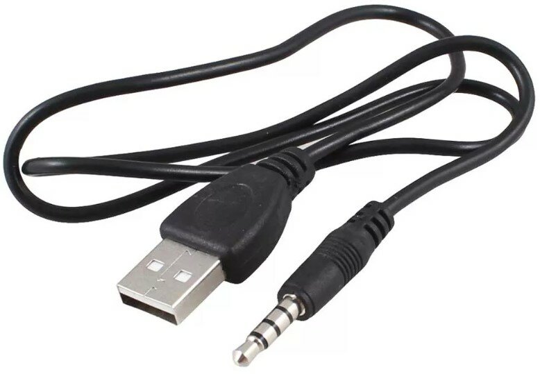 AUX Audio кабель 3,5 мм - USB 1m