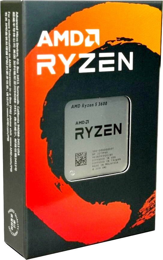 Процессор AMD Ryzen 5 3600 BOX (без кулера) (100-100000031AWOF)