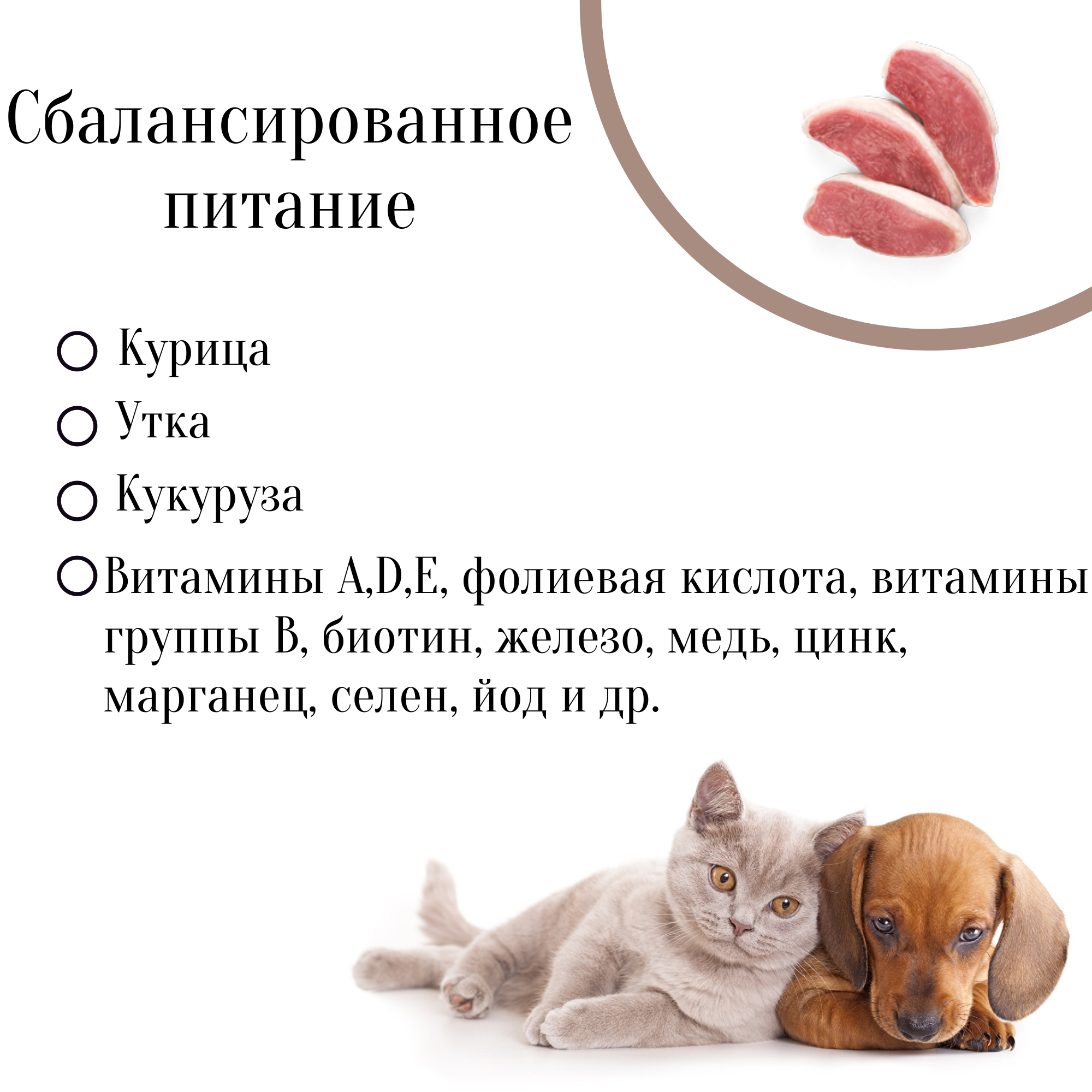 Gina полнорационный корм для взрослых кошек с уткой (Cat Duck) - фотография № 3