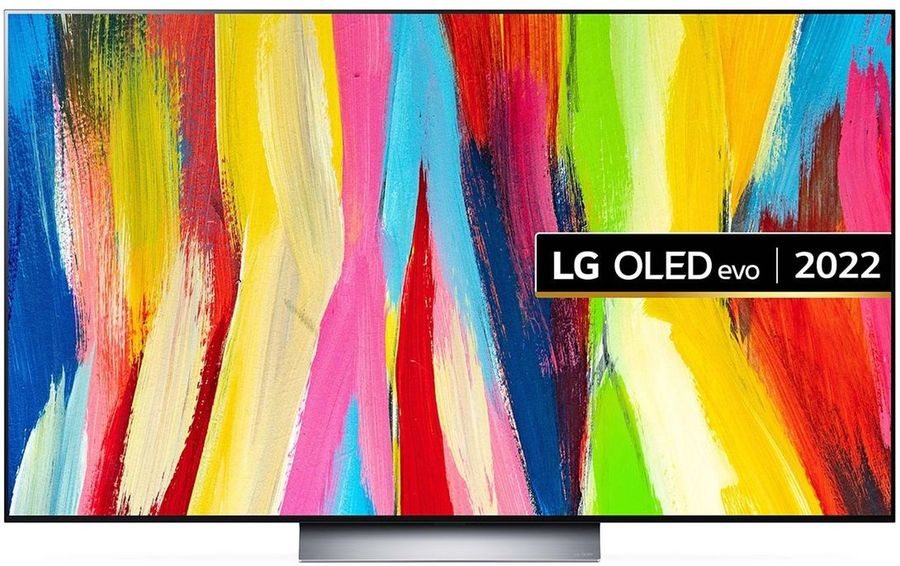 Телевизор LG OLED55C24LA.ARUB, 55", OLED, Ultra HD 4K, темно-серый