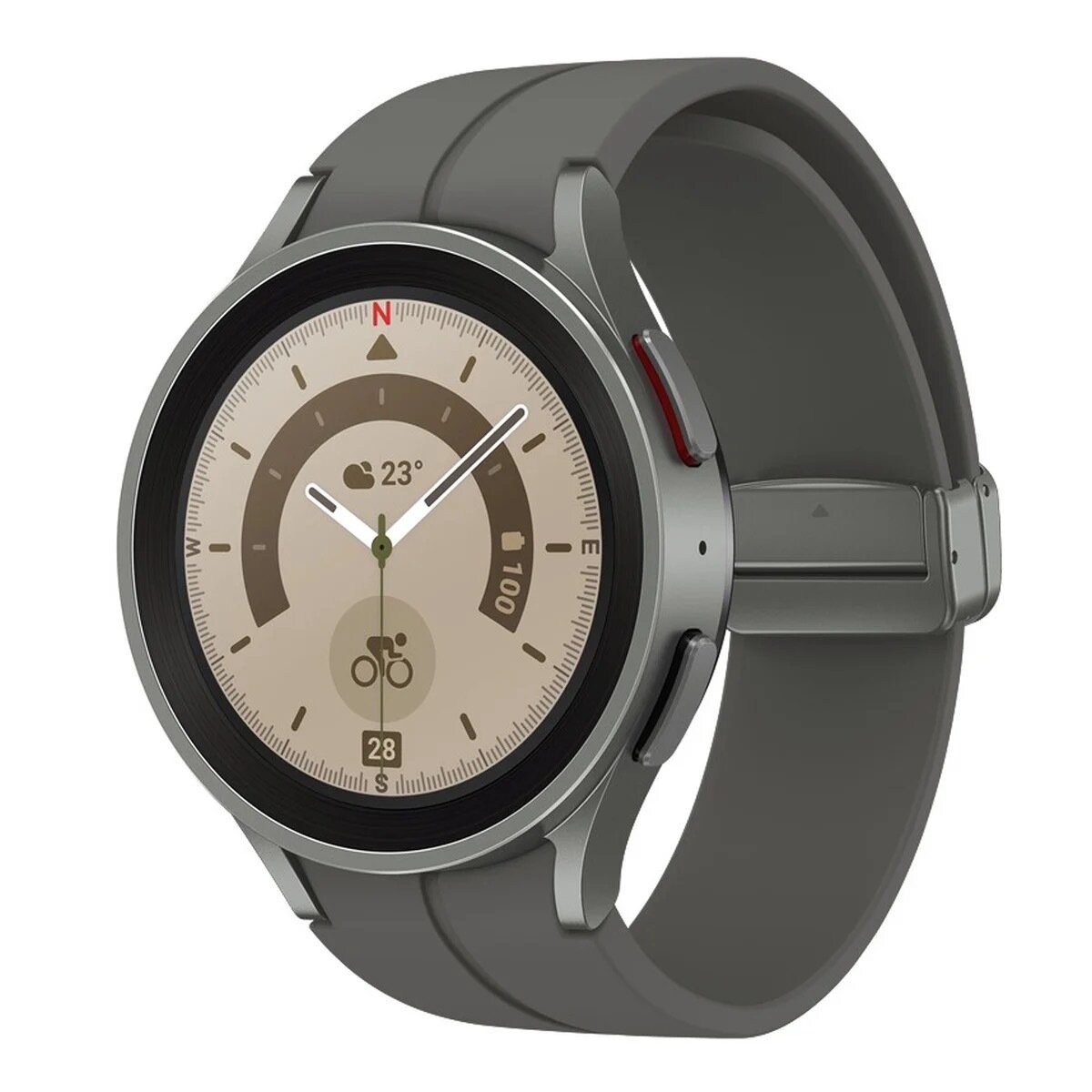 Умные часы Samsung Galaxy Watch 5 Pro Bluetooth (45 mm) Gray Titanium (Серый титан)