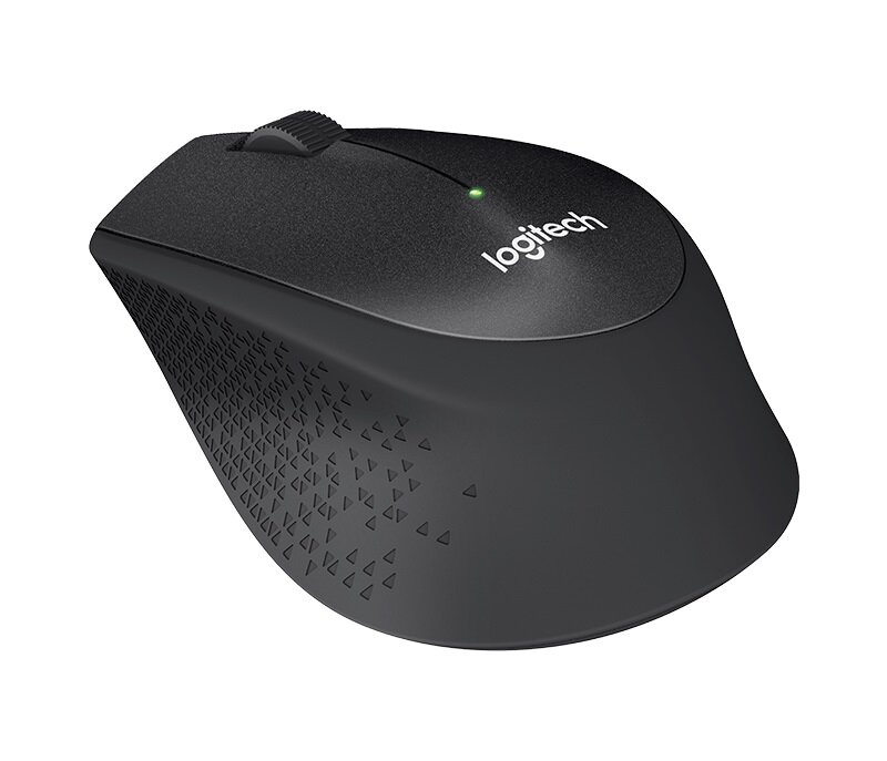 Мышь Logitech M330 Silent Plus черный оптическая (1000dpi) беспроводная USB (2but)