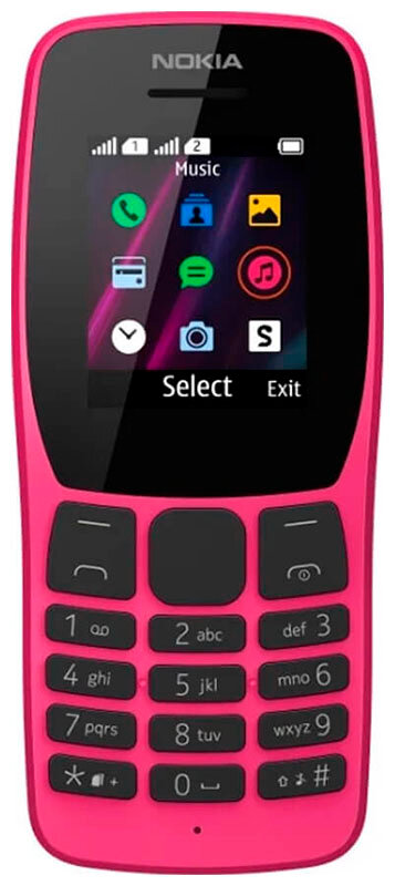 Мобильный телефон Nokia 110 DS (ТА-1192) Pink/розовый