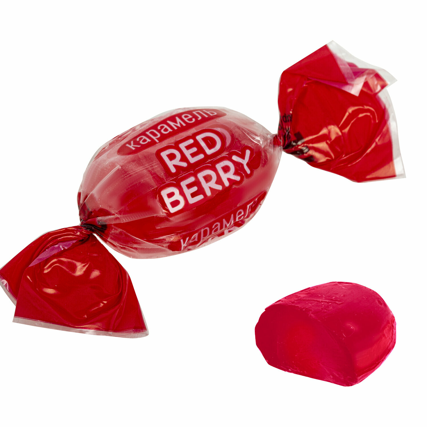 Комплект 2 шт. Карамель леденцовая RED BERRY с ягодным вкусом, 500 г - фотография № 2