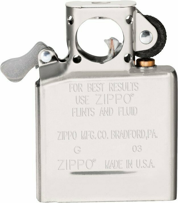 Подарочный набор ZIPPO: зажигалка Black Ice® и вставной блок для зажигалок для трубок, латунь/сталь - фотография № 5