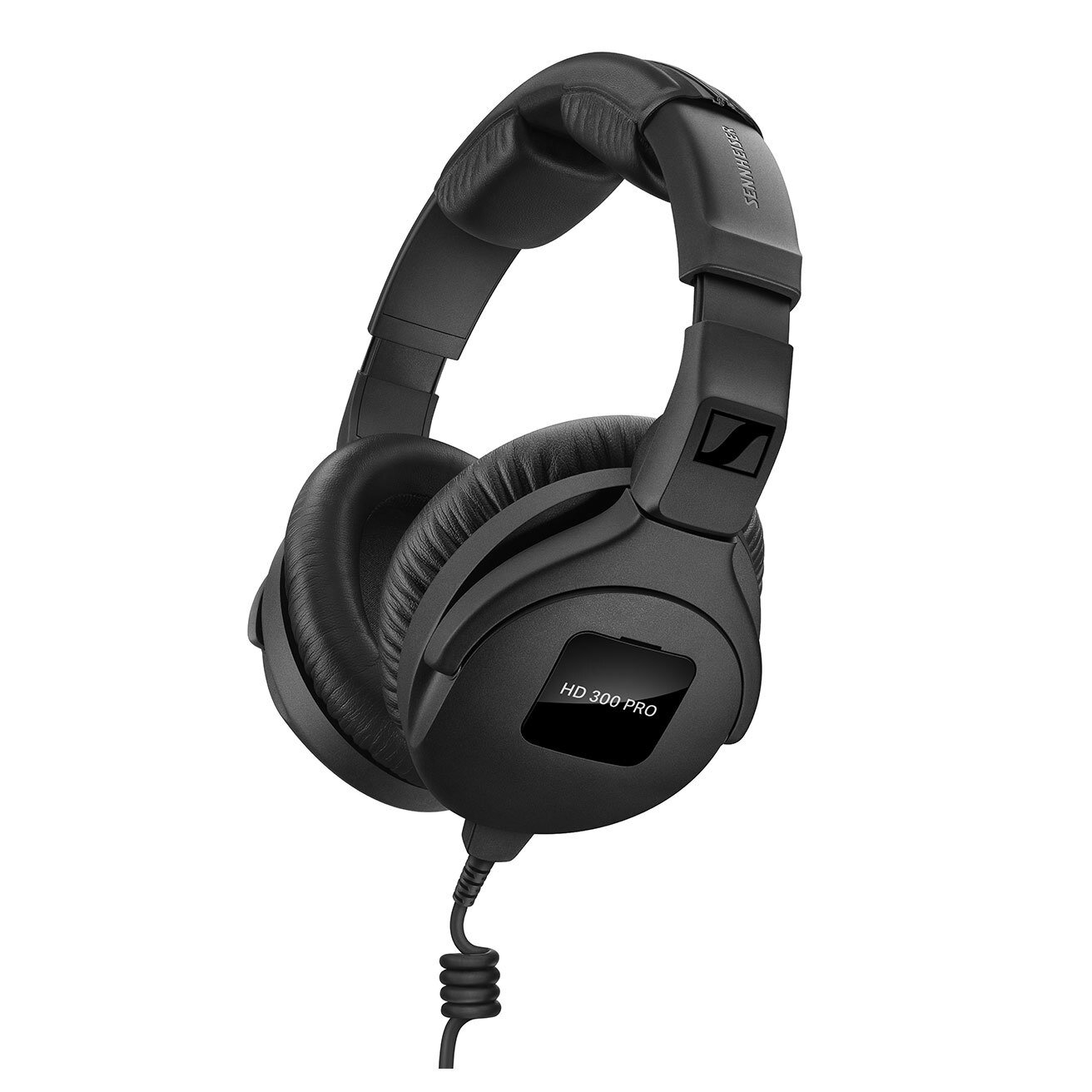 Наушники SENNHEISER HD 300 PRO, 3.5 мм/6.3 мм, накладные, черный [508288] - фото №1