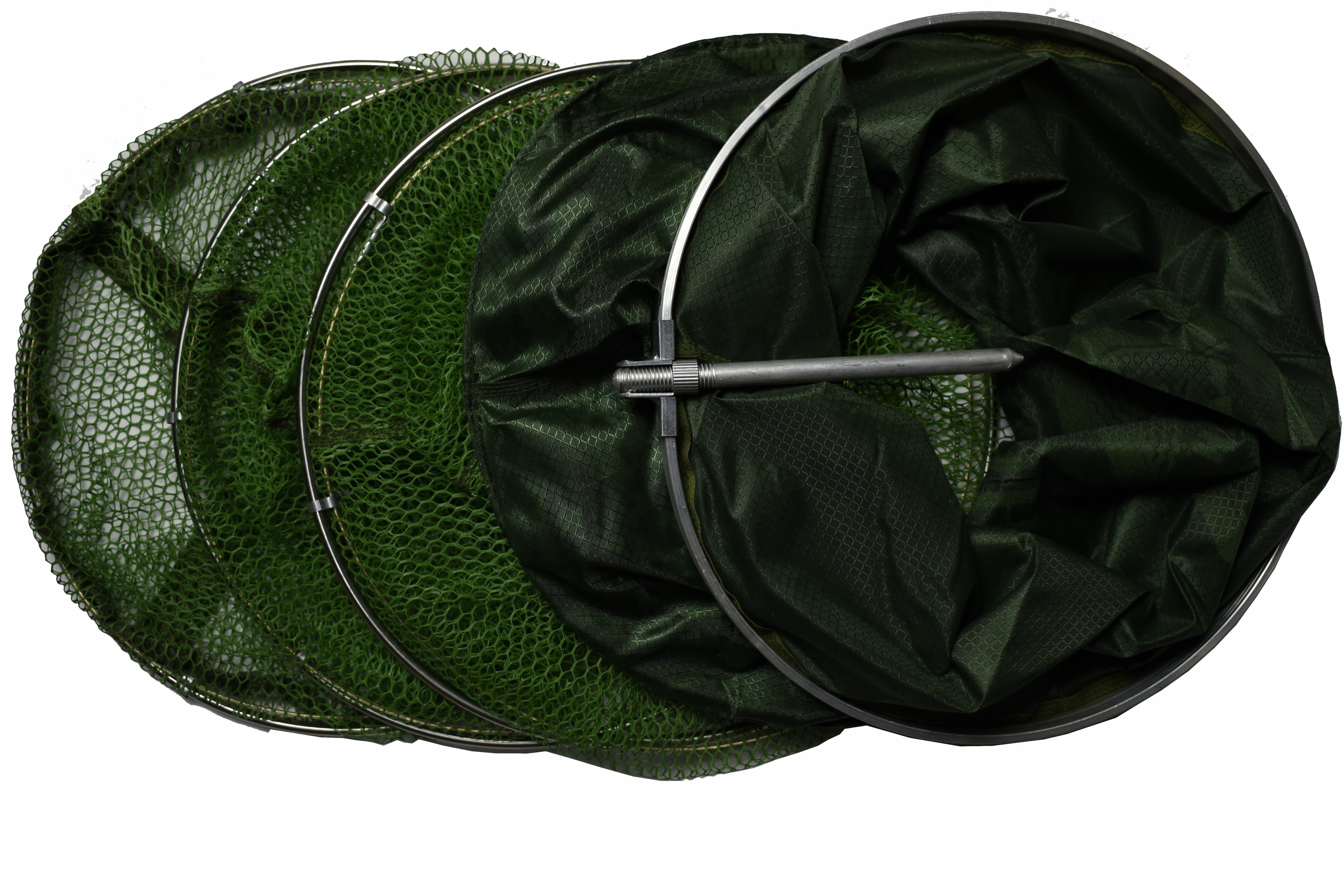 Садок рыболовный Hoxwell прорезиненный круглый с металлическими кольцами в чехле 170х33см