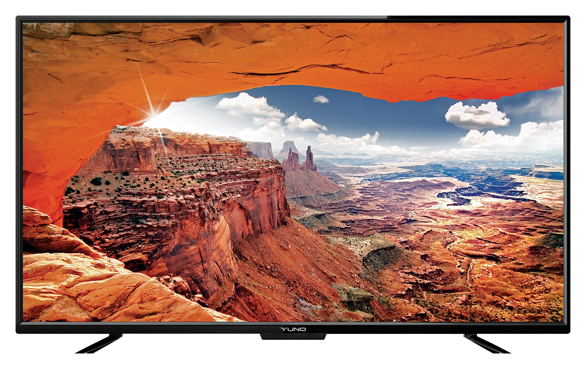 Телевизор YUNO ULM-39TC120, 39", HD READY, черный