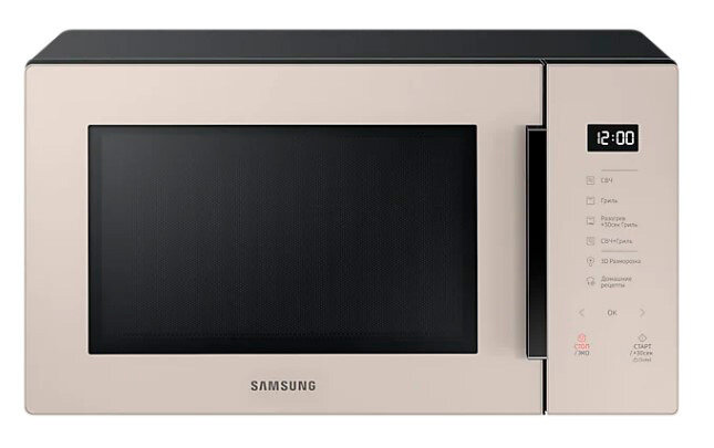 Микроволновая печь Samsung MG30T5018CF/BW, 900Вт, 30л, бежевый