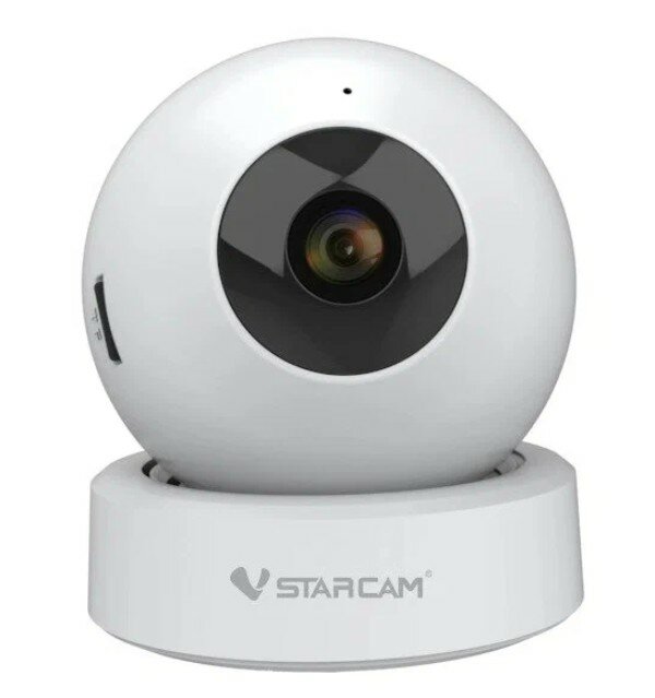 Камера видеонаблюдения IP wi-fi для помещений Vstarcam G8843 White поворотная