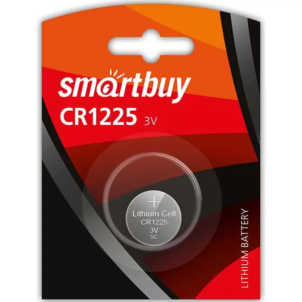 Батарейка литиевая CR1225 SmartBuy в блистере