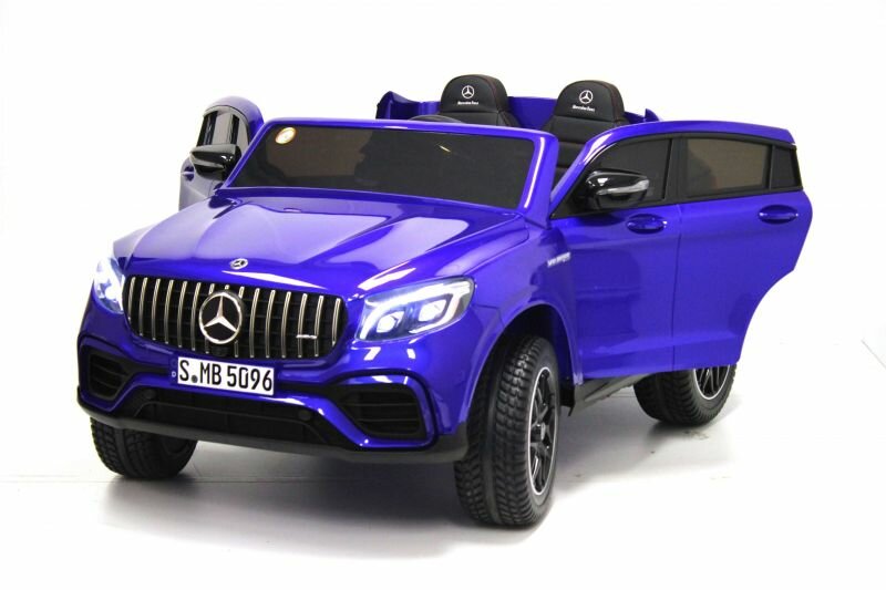 Другие электромобили Rivertoys Детский электромобиль Mercedes-Benz GLC63 S 4WD (H111HH) синий глянец