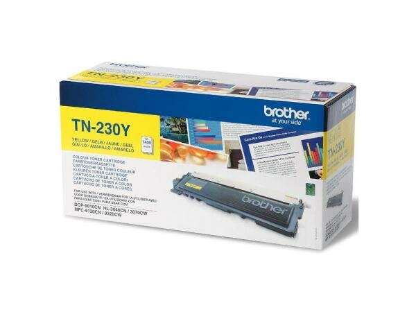 Лазерный картридж Brother TN-230Y желтый для HL3040 DCP9010CN MFC9120CN