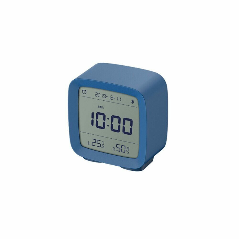 Будильник Xiaomi ClearGrass Bluetooth Thermometer Alarm clock CGD1 синий - фотография № 3