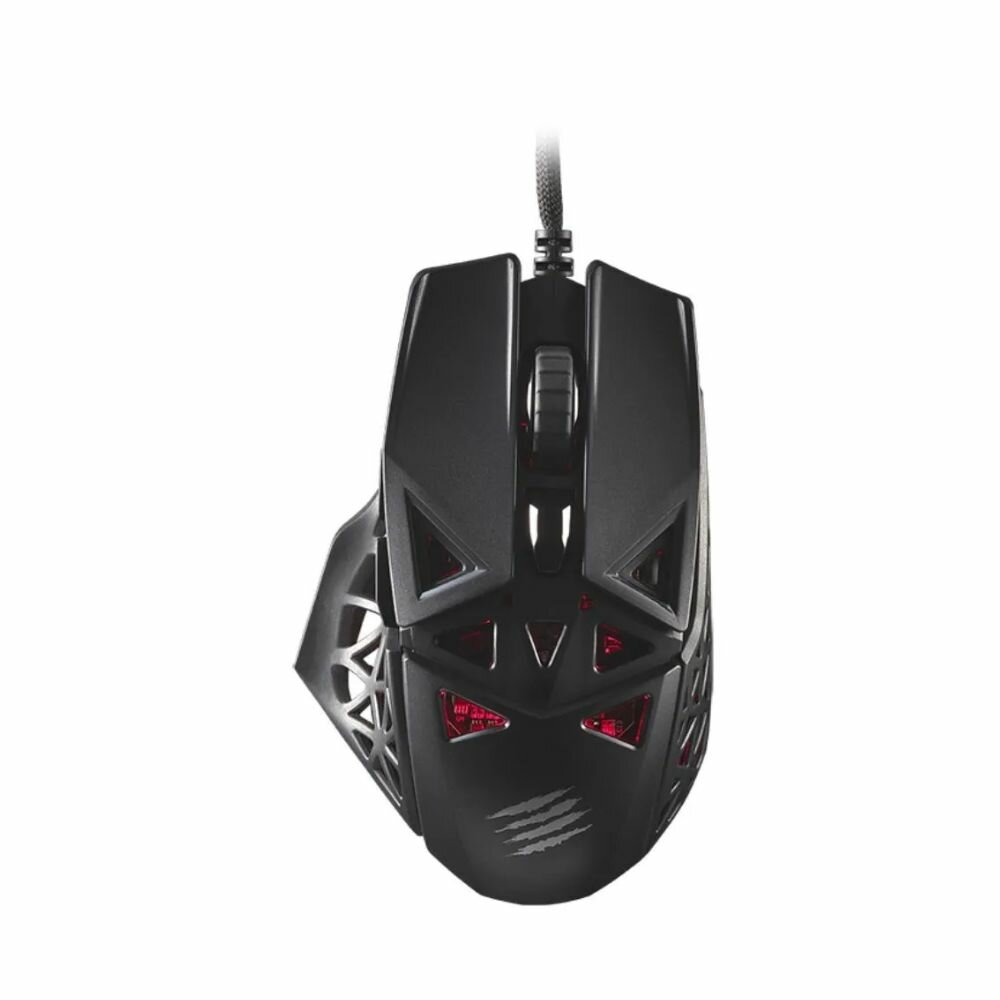 Mad Catz M.O.J.O. M1 Игровая мышь чёрная (PMW3360, Mad Catz DAKOTA Switch, USB, 6 кнопок, 12000 dpi, RGB подсветка)