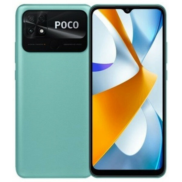 Смартфон Xiaomi POCO C40 3/32 ГБ Global, бирюзовый