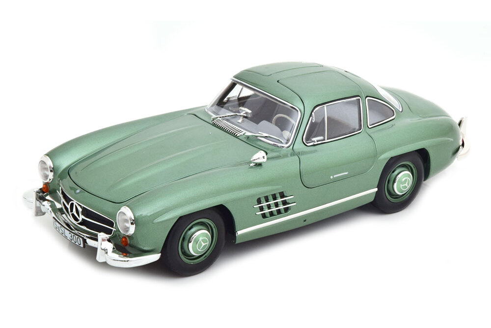 MERCEDES 300SL 1954-1957 LIGHT GREEN METALLIC / мерседес 300СЛ светло-зеленый