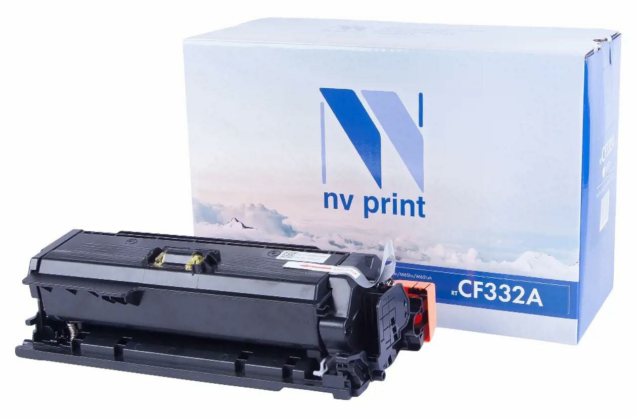 Картридж лазерный NV-Print NV-CF332AY, желтый