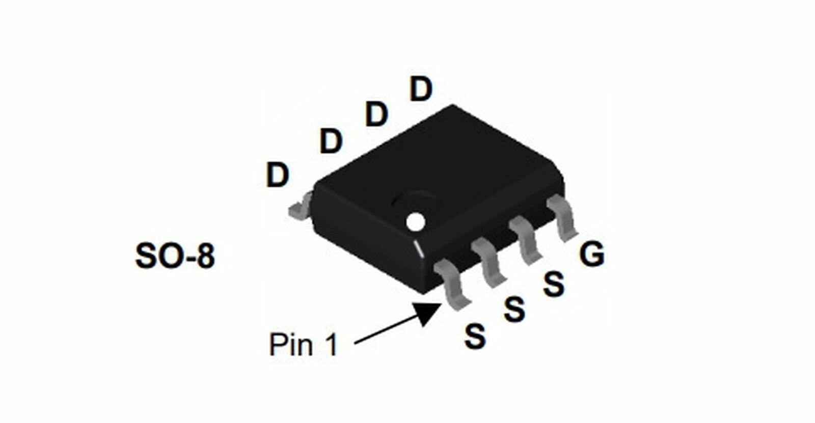 Микросхема FDS6680A N-Channel MOSFET 30V 12.5A 1 шт.