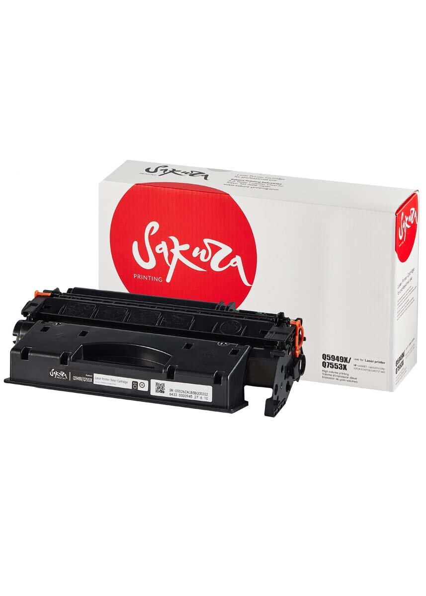 Картридж Q5949X/Q7553X для HP LaserJet 1320, 3390, 1320n, 3392, LBP-3300 6000 стр. Sakura