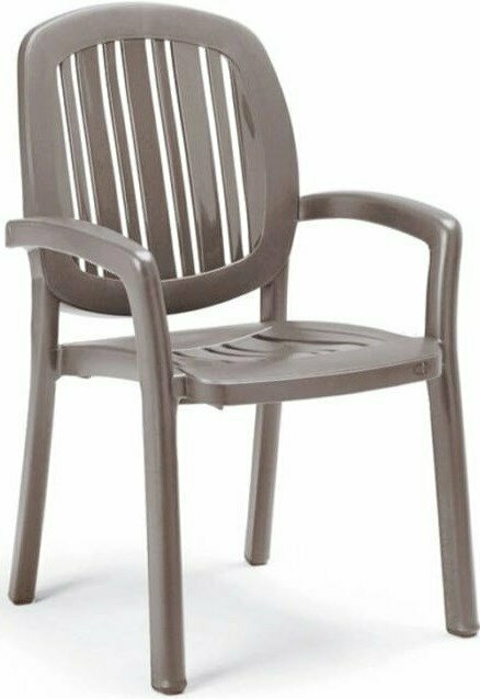 Кресло пластиковое ReeHouse Ponza Тортора - фотография № 2