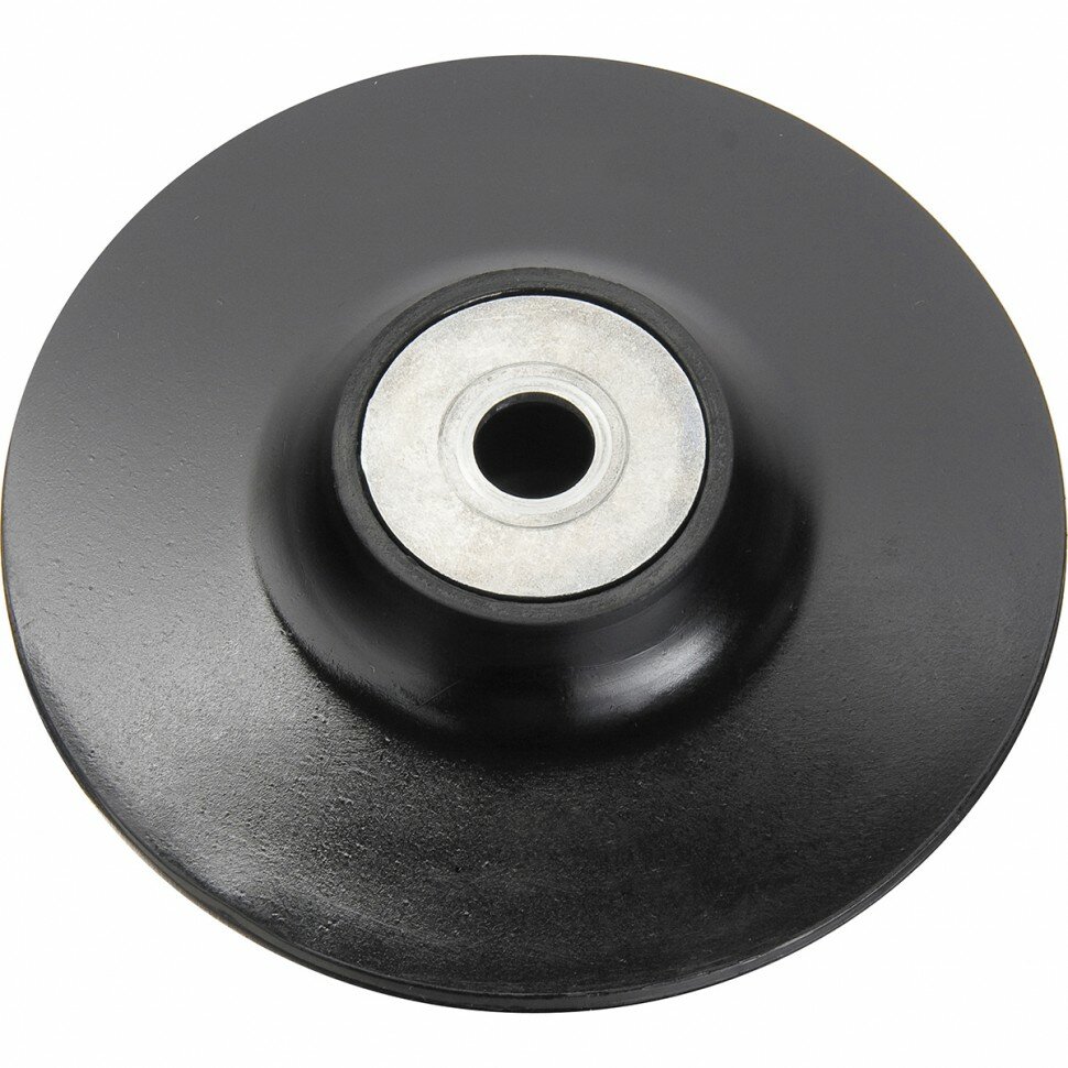 фото Насадка для УШМ под фибровый круг (Тарелка опорная, резина) 125мм // MATRIX