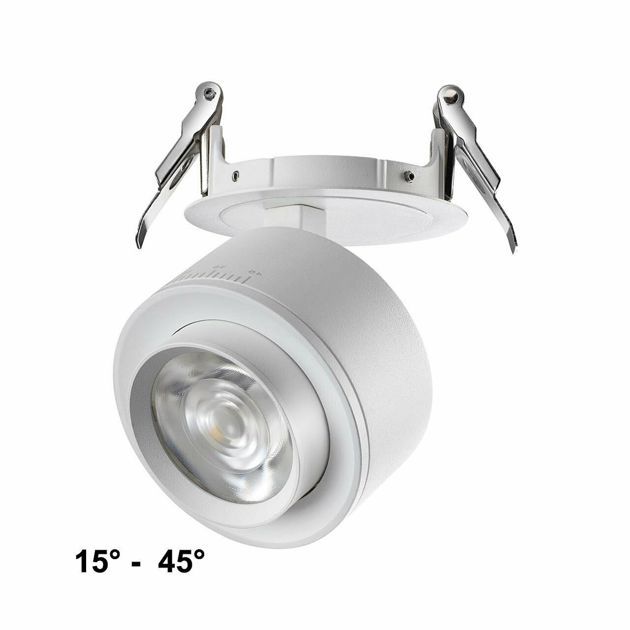 Встраиваемый светильник Novotech Eddy 358945, Белый, LED
