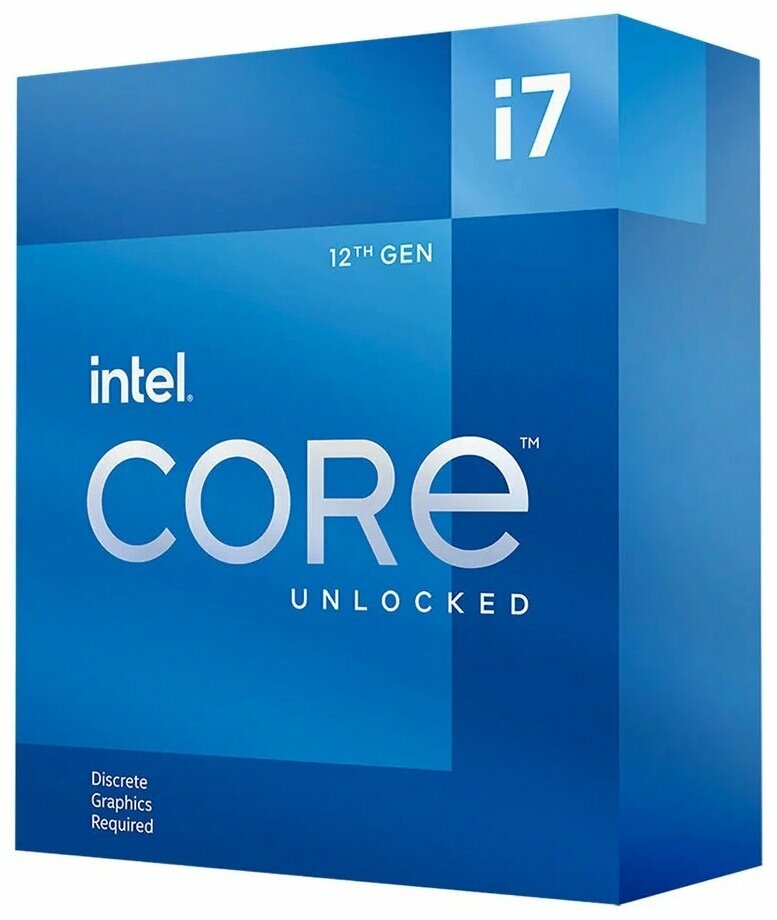 Процессор Intel Core i7 12700KF BOX (bx8071512700kf) .