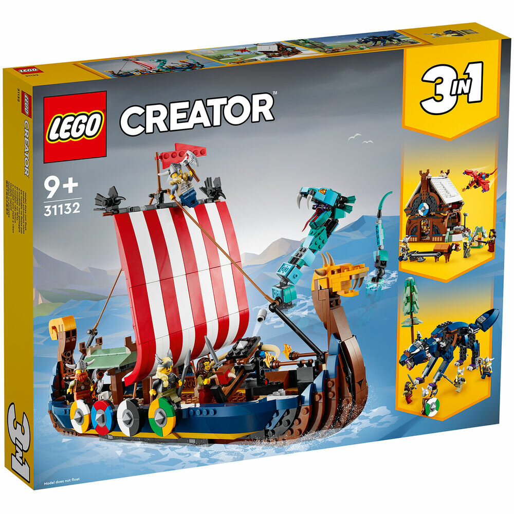 LEGO Creator "Корабль викингов и Мидгардский змей"