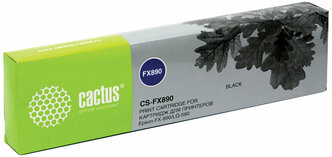Картридж матричный CACTUS (CS-FX890) для EPSON LQ-590, черный, ресурс 5 млн. знаков, 361983