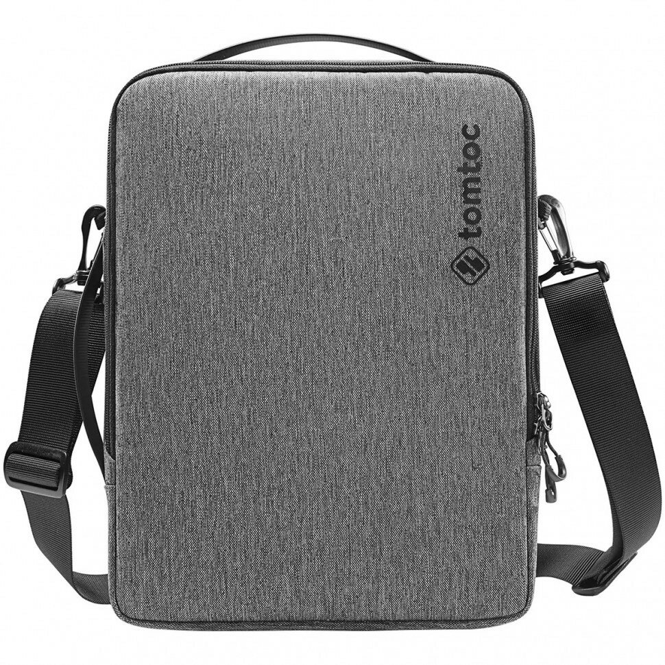 Сумка Tomtoc Urban Laptop Shoulder Bag H14 для ноутбуков 13.3-14.4", цвет Серый (H14-C01G)