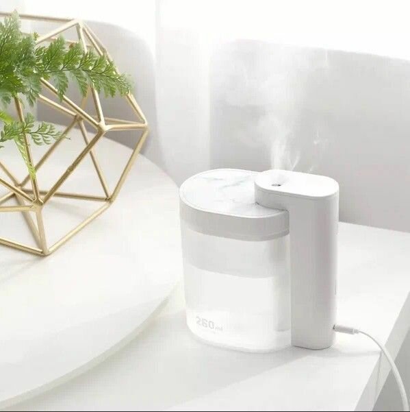 Увлажнитель настольный ультразвуковой Sothing Geometry Humidifier 260мл (DSHJ-H-002) русская версия!!, белый - фотография № 2