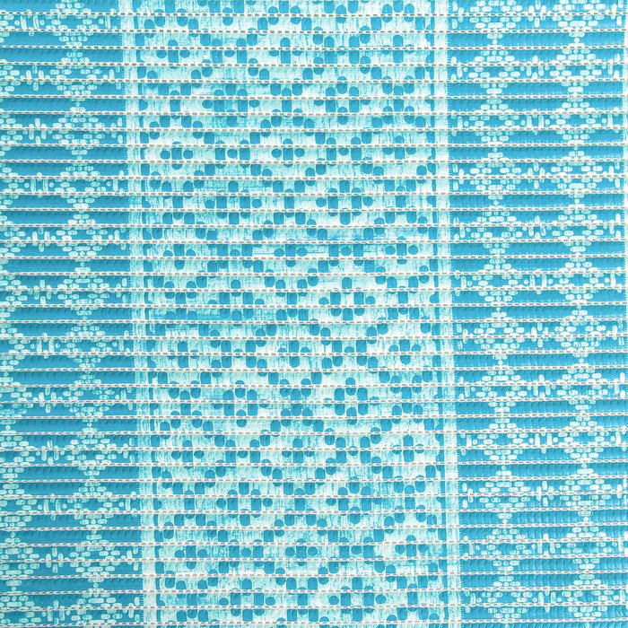 Вилина Коврик для ванной комнаты «Квадраты», ширина 1,3 м, рулон 15 м, цвет голубой - фотография № 2