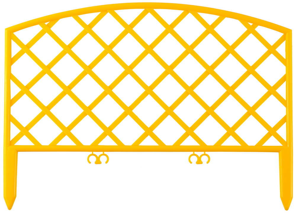 GRINDA Плетень 28х320 см, желтый, Декоративный забор (422207-Y)