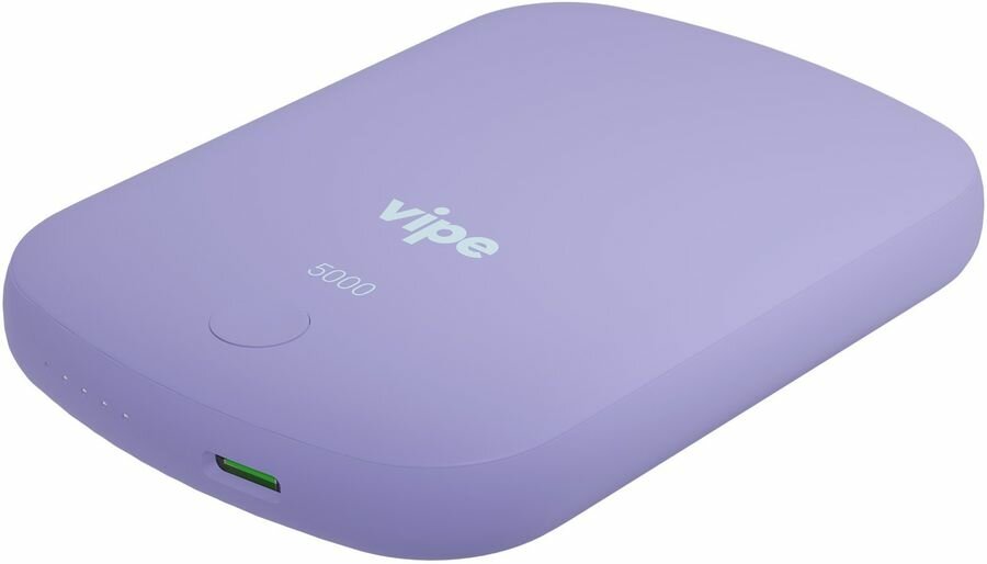 Внешний аккумулятор (Power Bank) Vipe Jake, 5000мAч, лавандовый [vppbjake5kstlav]