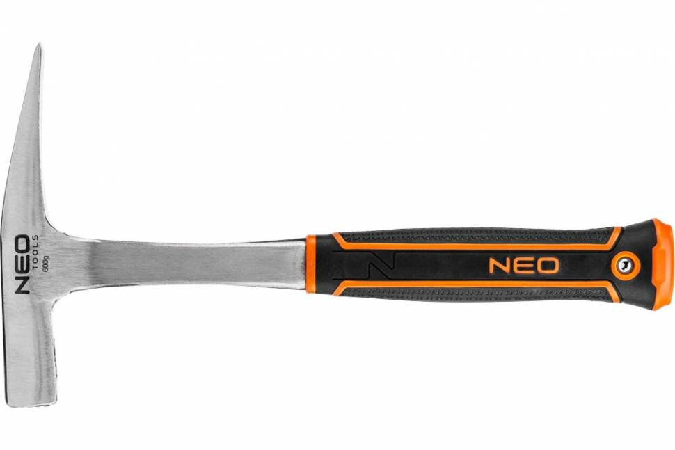 Молоток каменщика NEO Tools 600 г, цельнокованый 25-106