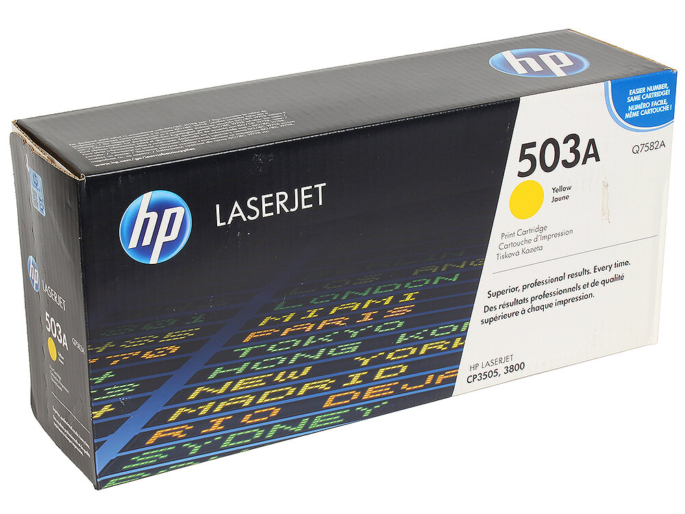 Картридж HP Q7582A №503А желтый для LaserJet 3800