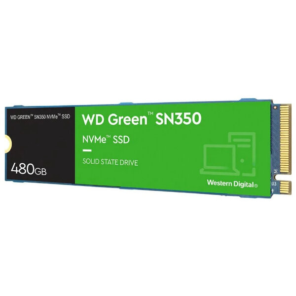 Твердотельный накопитель SSD M.2 480 GB WD SN350 NVME WDS480G2G0C