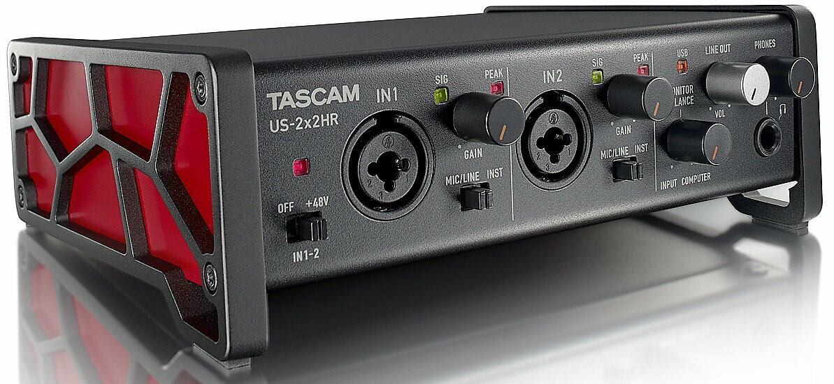 Внешняя звуковая карта Tascam US-2x2HR