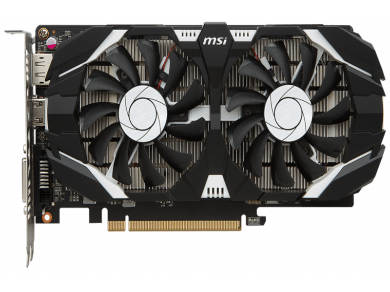 Видеокарта GeForce GTX 1050 Ti 4GT OCV1